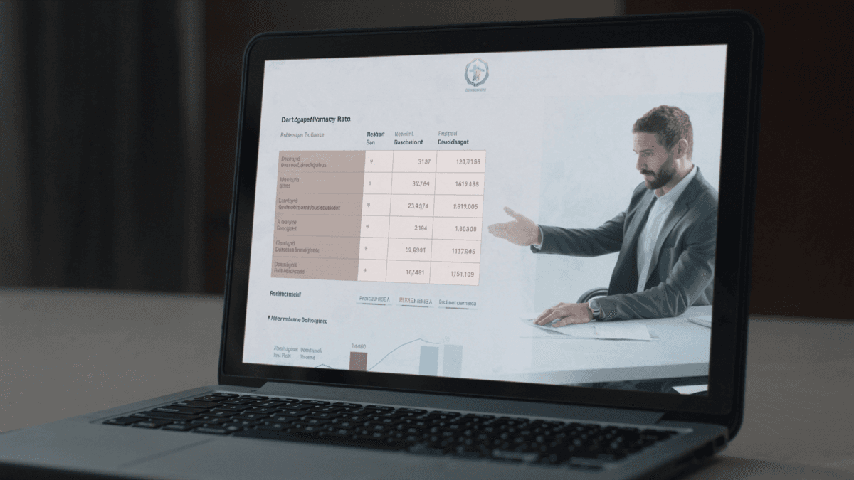 Bankvergleich auf Laptop - Baufinanzierung Vergleich