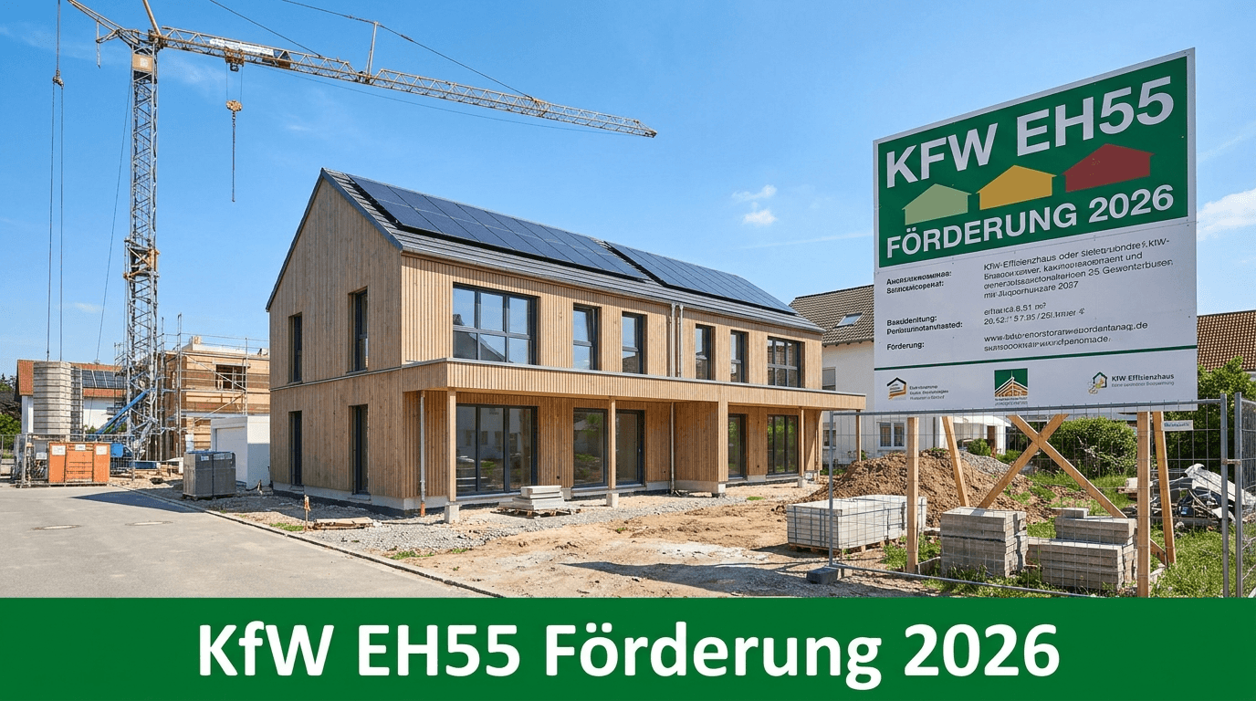 Neubau Effizienzhaus – KfW EH55 Förderung Ende und mögliche Verlängerung 2026